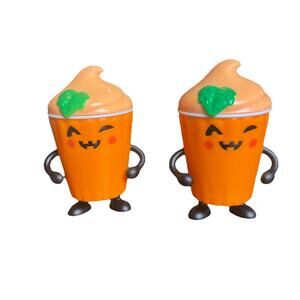 2025 Wendy's Frosty Frights Orange Ice Patch Lot Of 2 Figures Only, Kidcore Fun